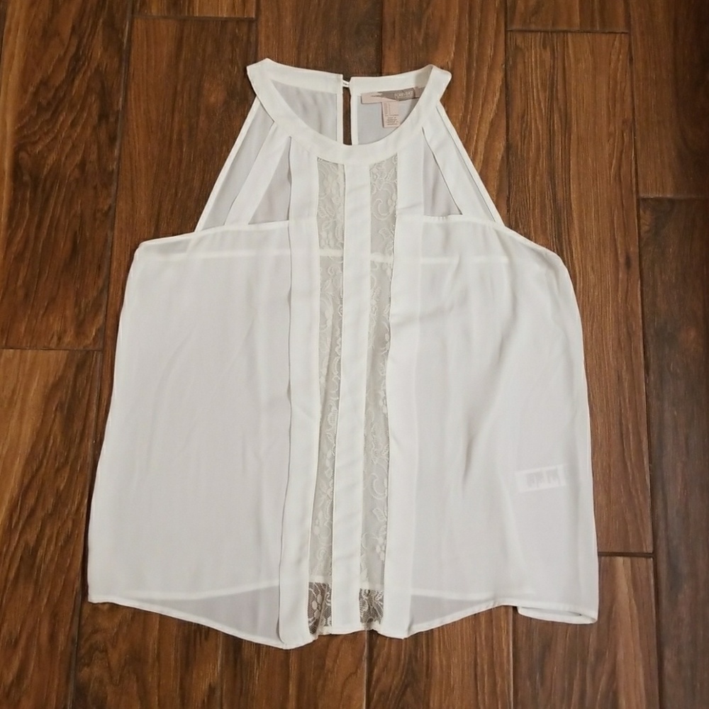 Beautiful Sheer White Top